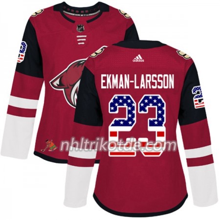 Arizona Coyotes Trikot Oliver Ekman-Larsson 23 Adidas 2017-2018 Rot USA Flag Fashion Authentic - Dame Arizona Coyotes Trikot Oliver Ekman-Larsson 23 Adidas 2017-2018 Rot USA Flag Fashion Authentic - Dame